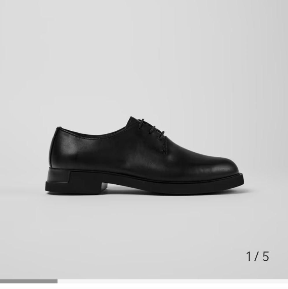 Camper lace up leather shoes